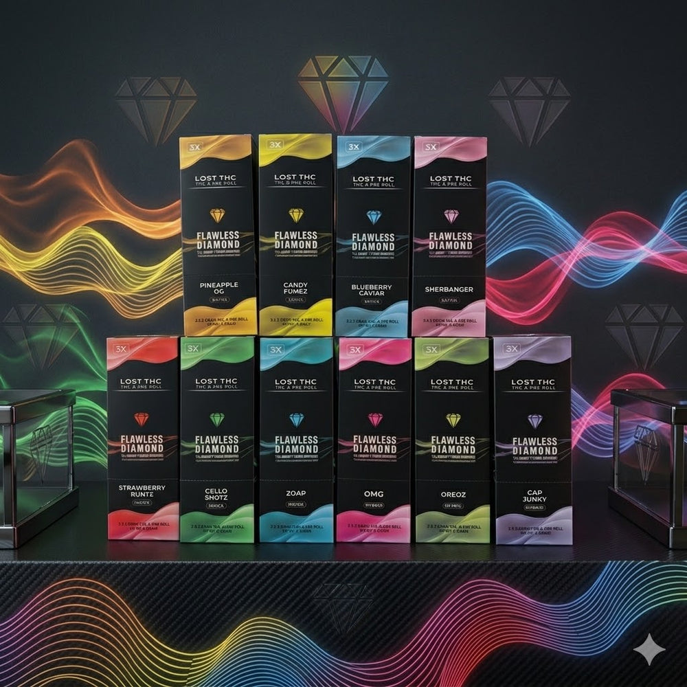 Lost THC 3 Count Flawless Pre Rolls (10 count)