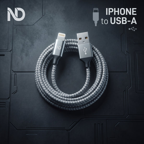 USB iPhone to USB-A Cable (ND)
