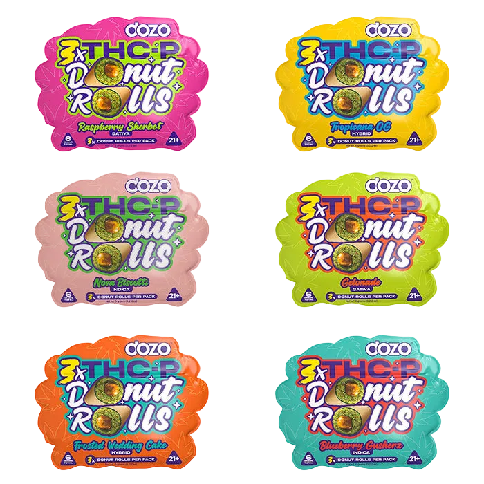 Dozo THCP Donut Pre Rolls 2gx3 (5pack)
