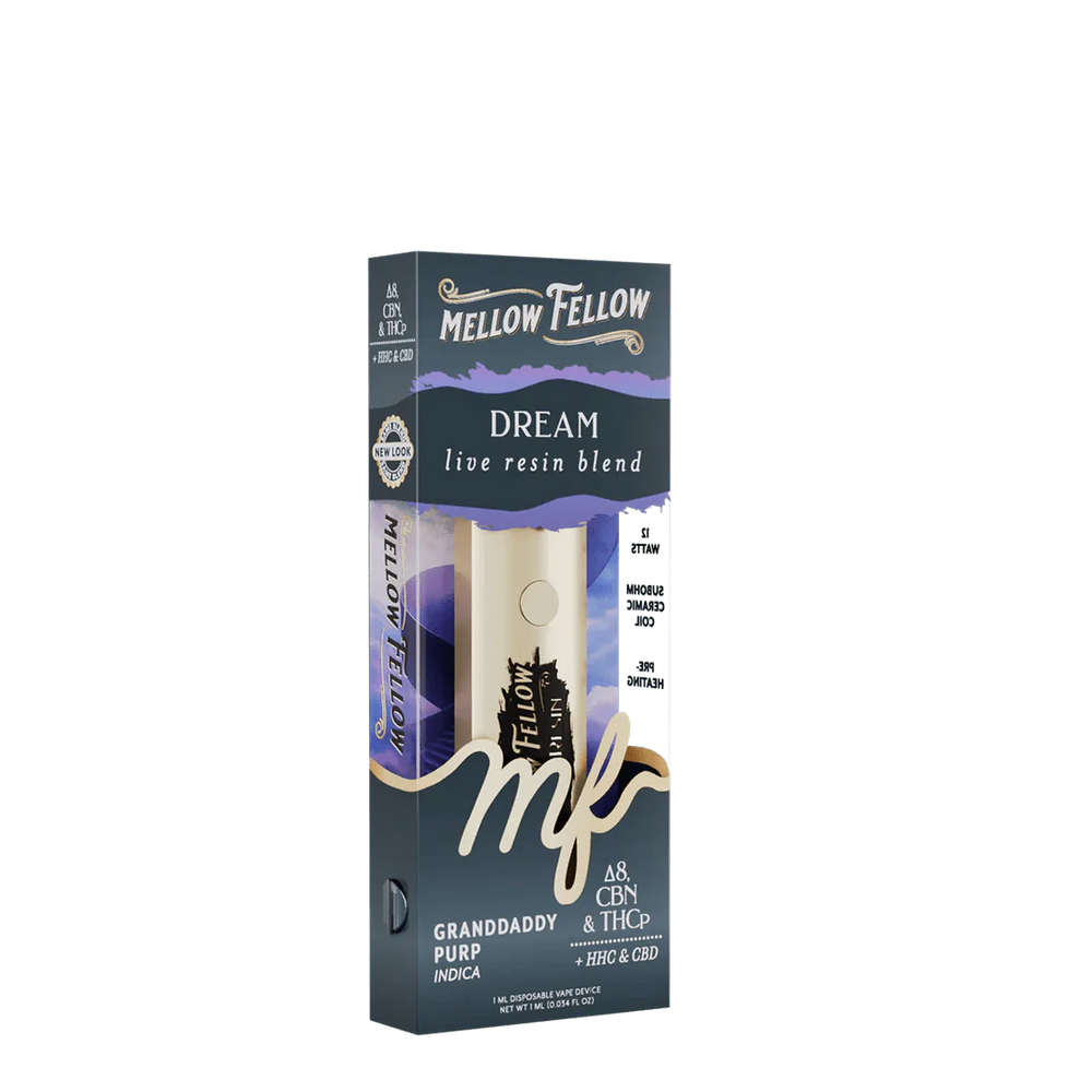 Mellow Fellow Live Resin Blend 1g Disposable (6pack)