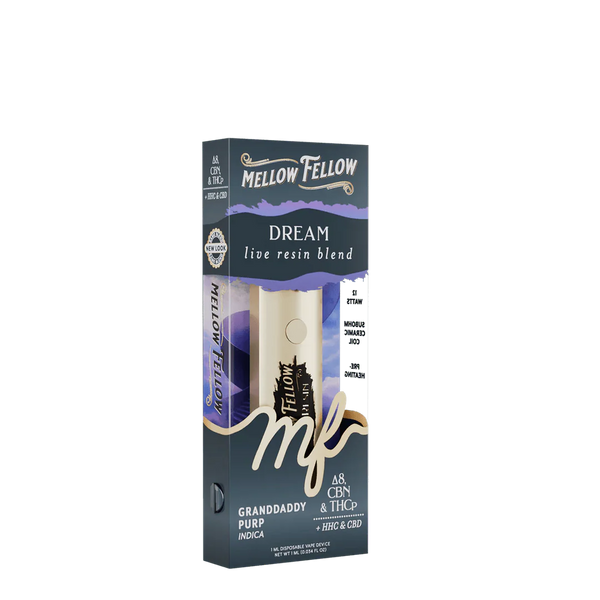 Mellow Fellow Live Resin Blend 1g Disposable (6pack)