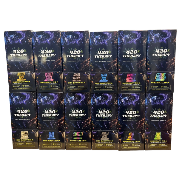 420 Therapy Hash 3ct Prerolls (10pk)