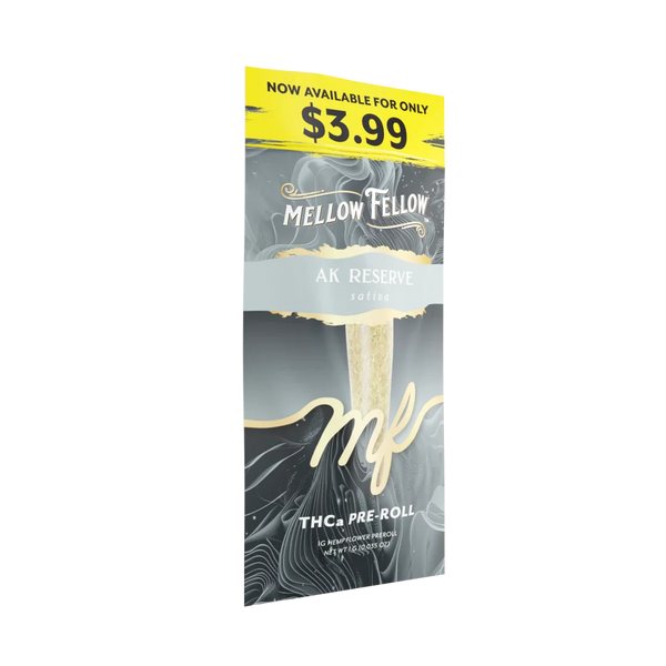 Mellow Fellow Prepriced $3.99 Pre-rolls 1g THCa (15ct)
