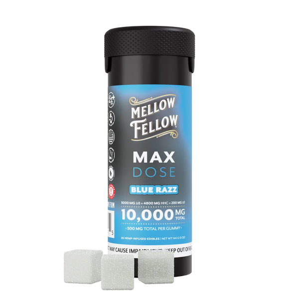 Mellow Fellow Max Dose 20pc Gummies (6ct)