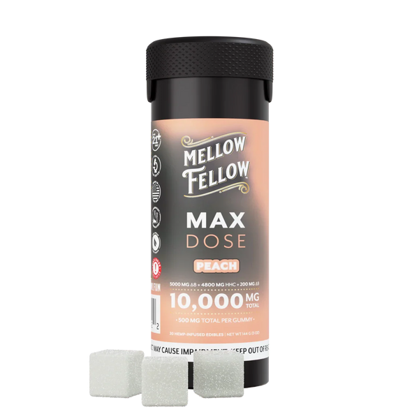 Mellow Fellow Max Dose 20pc Gummies (6ct)