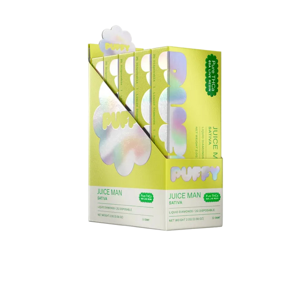 Puffy 2g Pure THCA Disposable (5 Pack)
