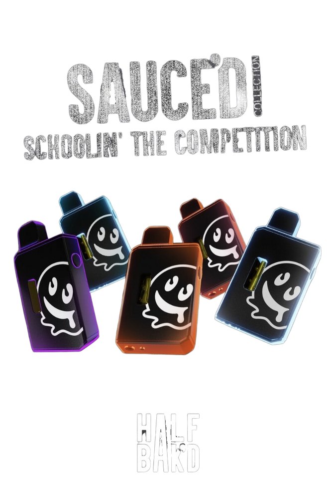 Half Bak'd Sauce'd 4G THC-P THC-A Disposable 5Pack