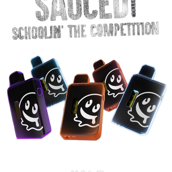 Half Bak'd Sauce'd 4G THC-P THC-A Disposable 5Pack