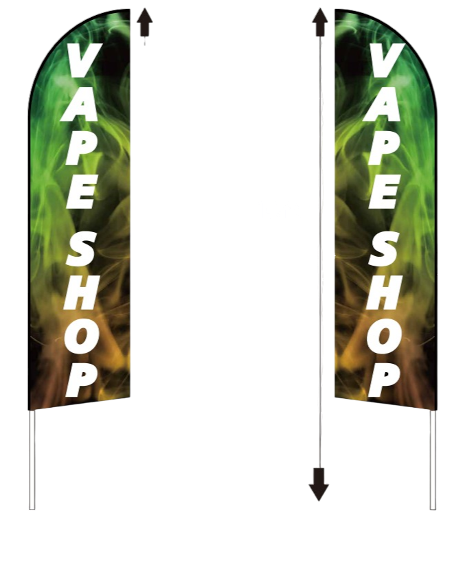 Vape Shop Flag (10Ft Long)