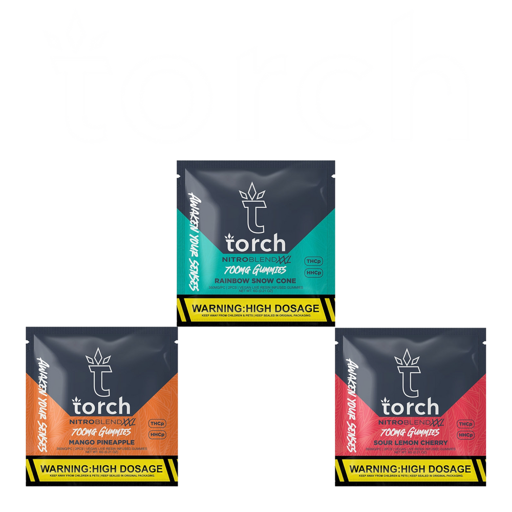 Torch NitroBlend XXL 700MG THCp HHCp Gummies (30 Pack) special 🔥$30