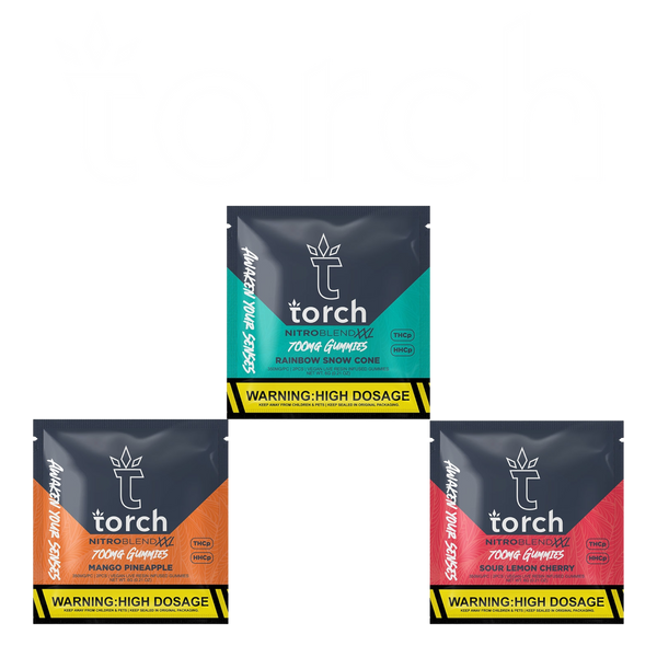 Torch NitroBlend XXL 700MG THCp HHCp Gummies (30 Pack) special 🔥$30