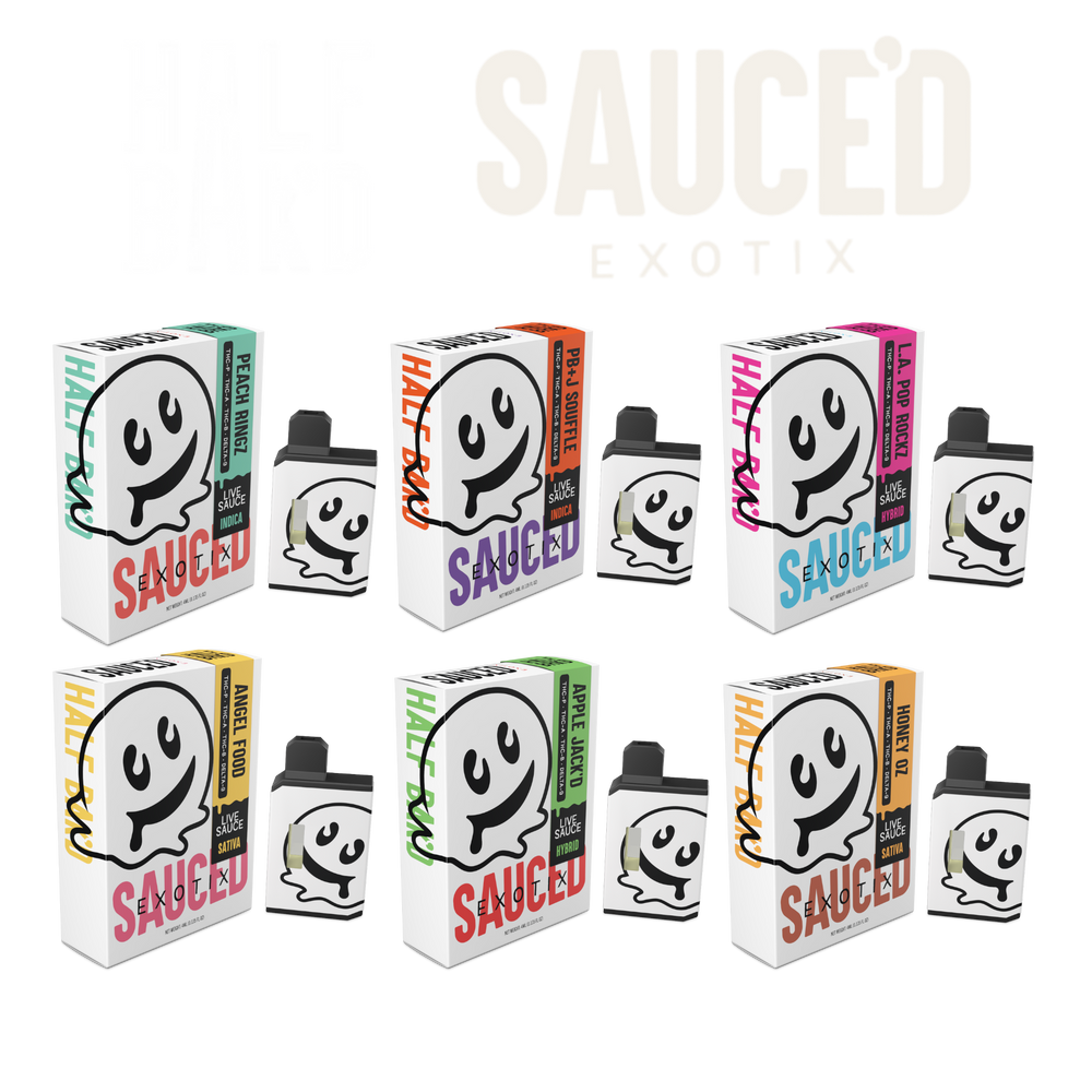 Half Bak'D Sauce'd Exotix 4G Disposable (5Pack)