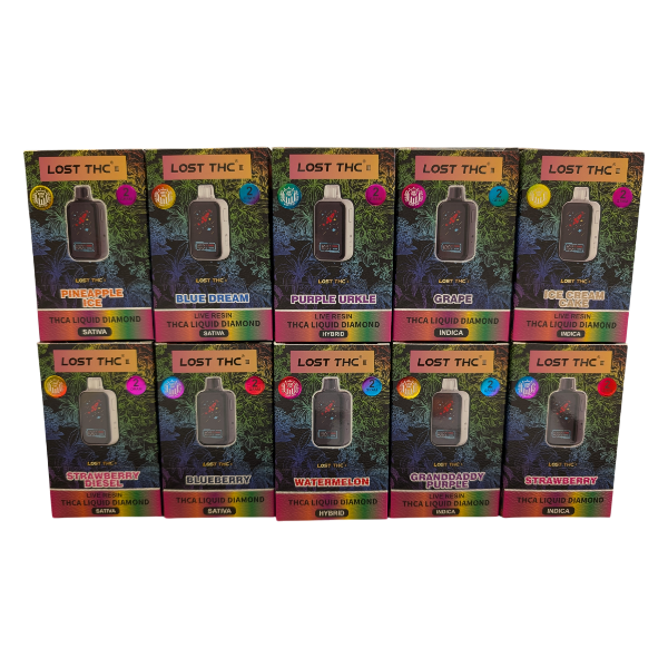 LOST THC THCA Liquid Diamond 2G Disposable (5Pack) (GS)