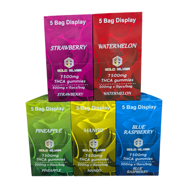 Gold Silver THCA gummies 75000mg (5pack)(GS)
