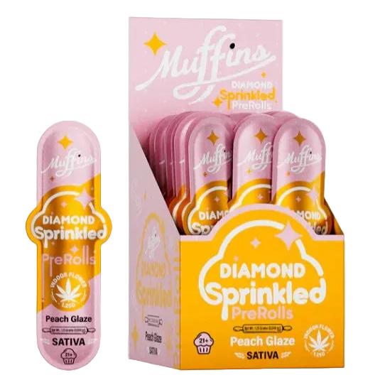 Muffins Diamond Sprinkled 50ct Prerolls