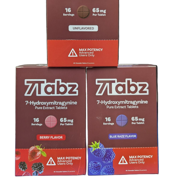 7Tabz Max Potency Pure Extract Tablets | 65mg Per Tab | 4 Pack | 10 Count Display
