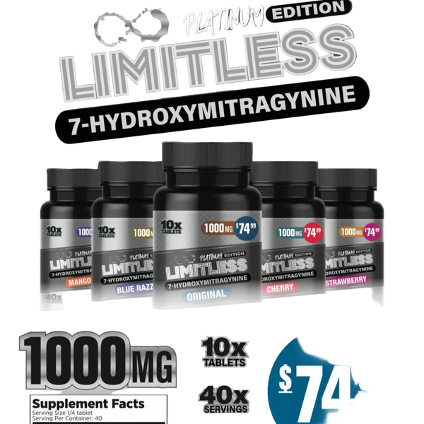 Limitless Platinum 10x100mg tab (6 pack) (pre-priced $74.99)