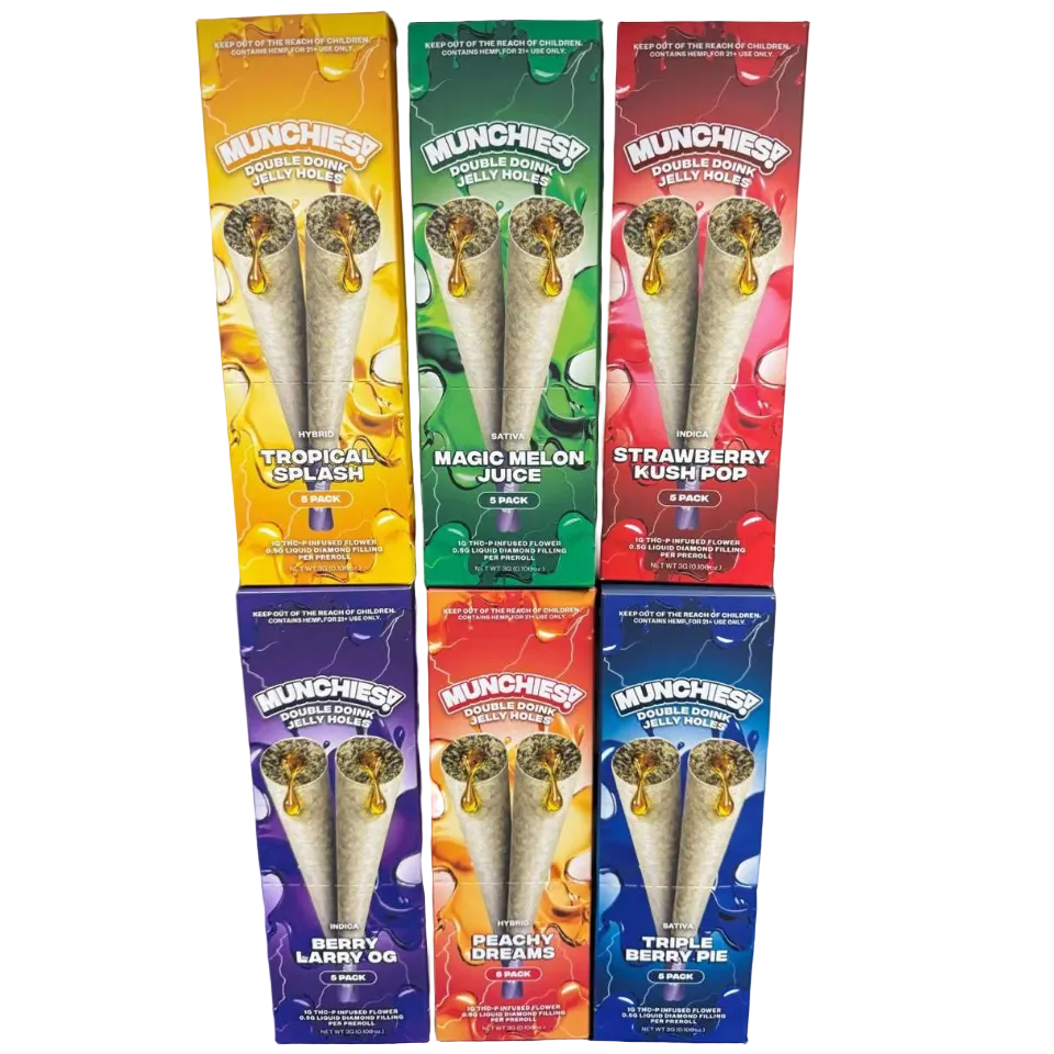 Munchies Double Doink Jelly Holes Pre Roll 5pack