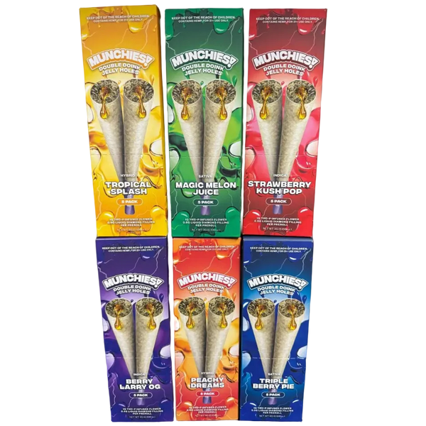 Munchies Double Doink Jelly Holes Pre Roll 5pack