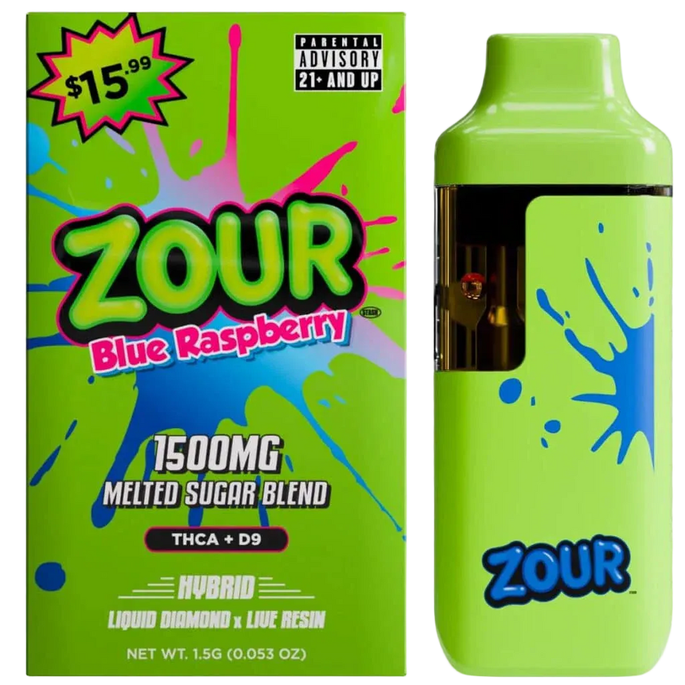 Zour 1500mg 5pack Disposable