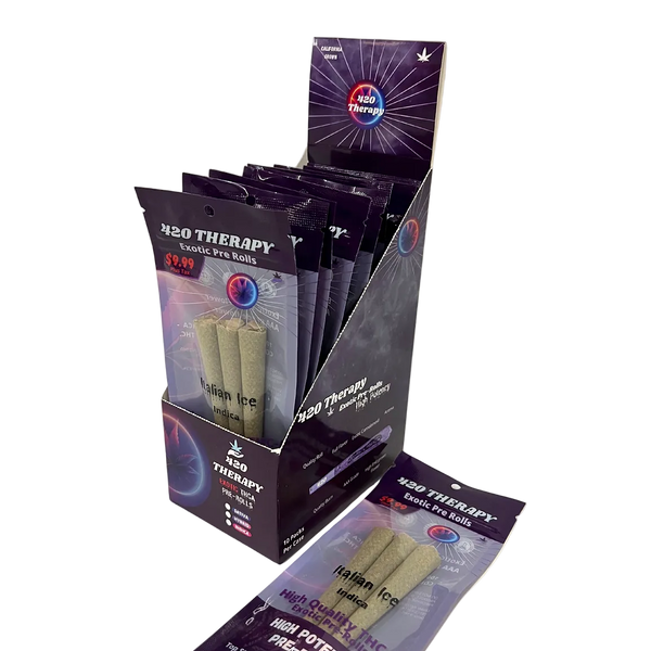 420 Therapy Exotic THCA Prerolls 3pk $9.99 (10ct)