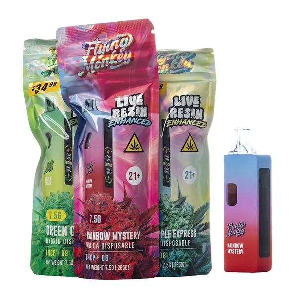 Flying Monkey Live Resin Enhanced 7.5g Disposable $34.99 (5 Pack)