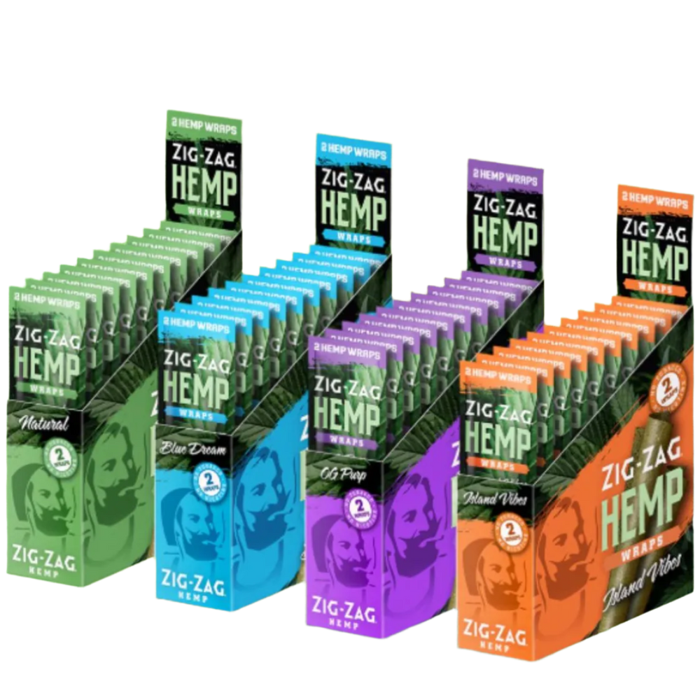 Zig-Zag Wraps Display Box 25CT