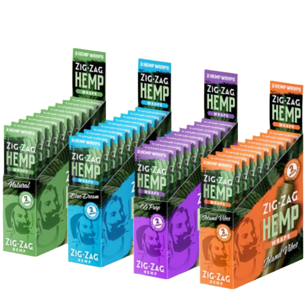Zig-Zag Wraps Display Box 25CT