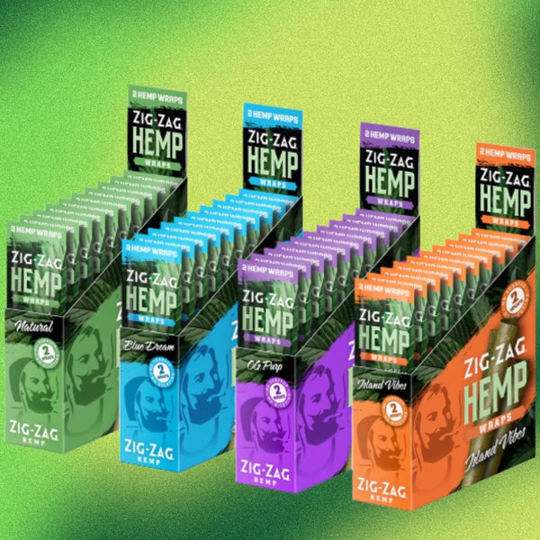Zig-Zag Wraps Display Box 25CT