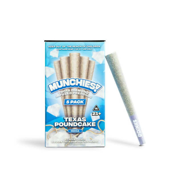 Munchies 5 Pack THCA Diamond infused Prerolls (10Pk)