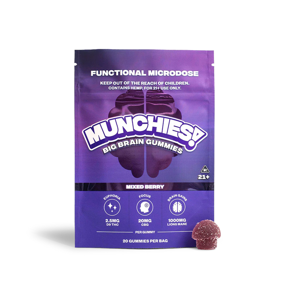 Munchies 20ct (5Pack) Functional Microdose Gummies