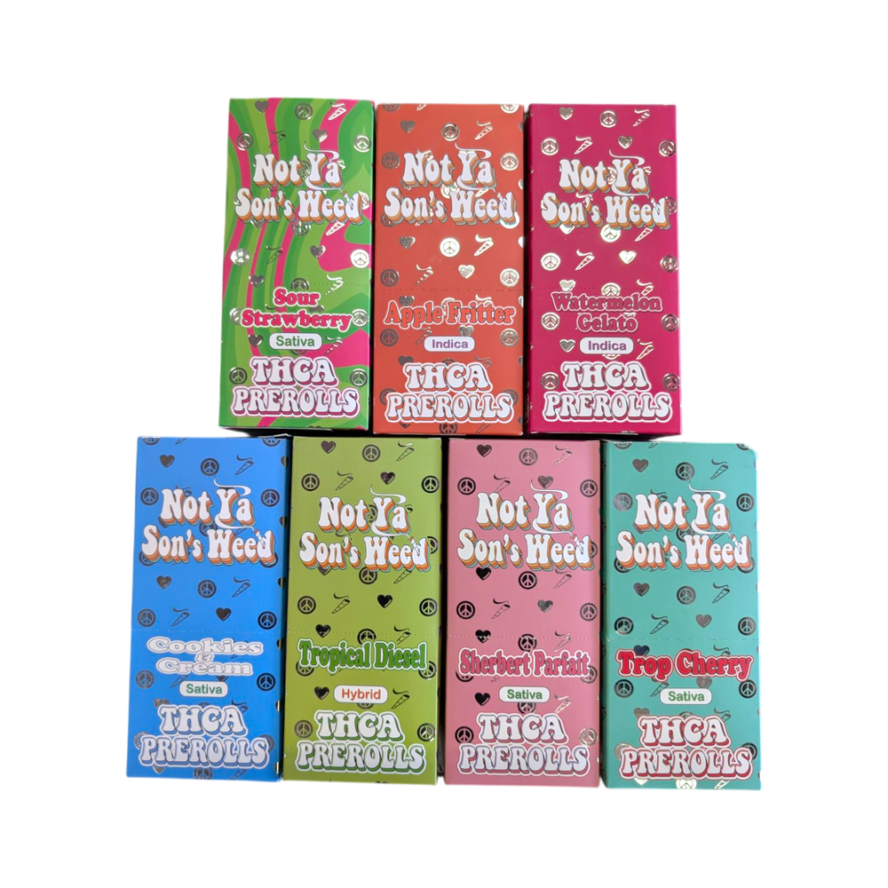 NOT YA SONS WEED 1.5G 2PK 10CT THCA Pre Rolls