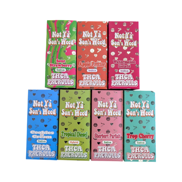 NOT YA SONS WEED 1.5G 2PK 10CT THCA Pre Rolls