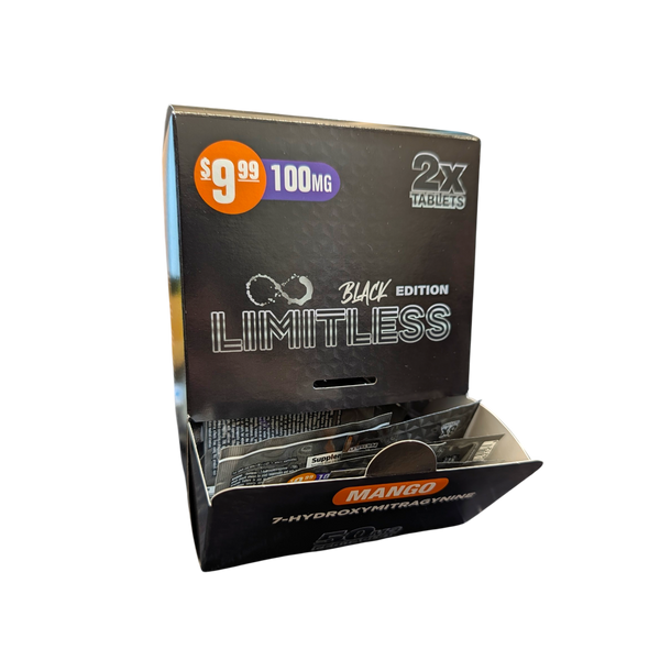 Limitless Black 100mg 2ct Tabs (40pk) (pre-priced $9.99)