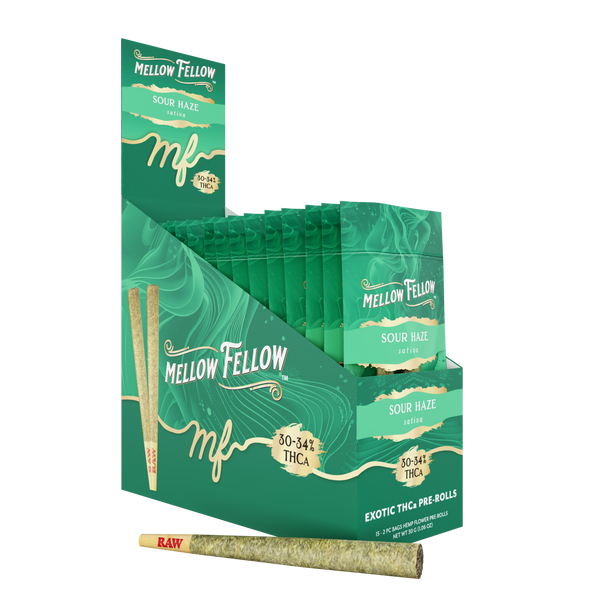 Mellow Fellow Exotic 2pc Pre-Rolls 2g THCA (15ct)