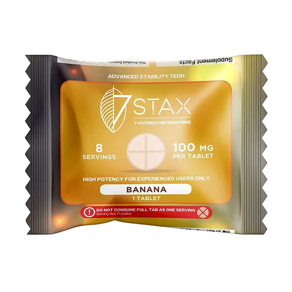 7 Stax 7 Hydroxymitragynine Tablets 100mg Box (1 Tablet | Box of 50)