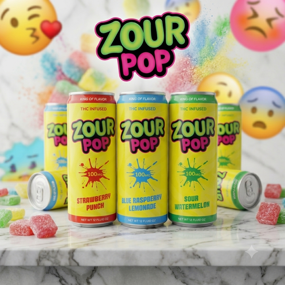 Zour Pop 100mg Drink (4pack)