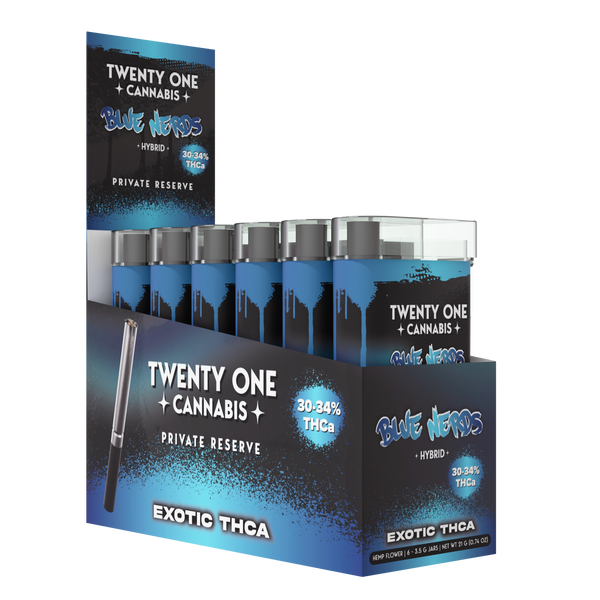 Twenty One Cannabis Private Reserve FL + One Hitter 3.5g Exotic THCA (6ct)