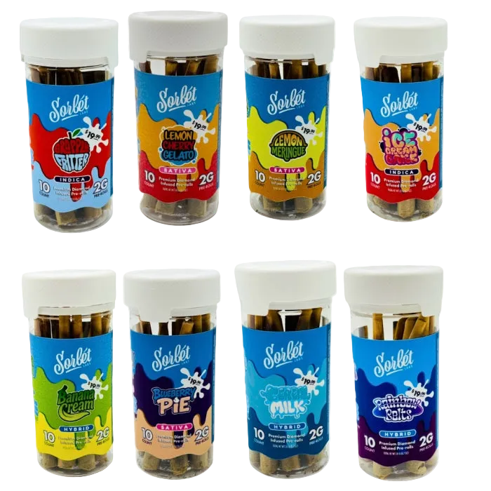 SORBET 10CT PRE PRICED 19.99 PRE ROLLS (6 Pack)