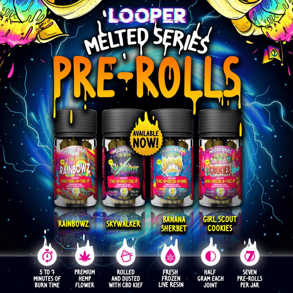 Looper Melted Series Pre-Rolls 3.5 7pcs 6 Jars special