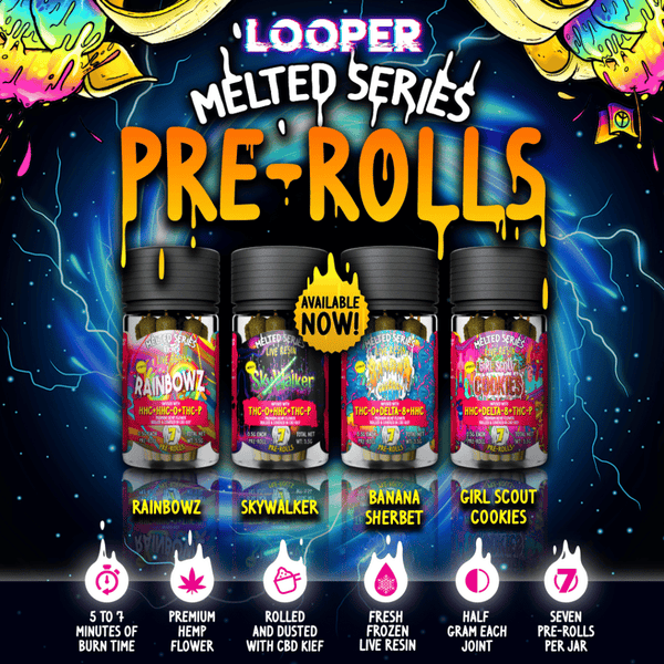 Looper Melted Series Pre-Rolls 3.5 7pcs 6 Jars special
